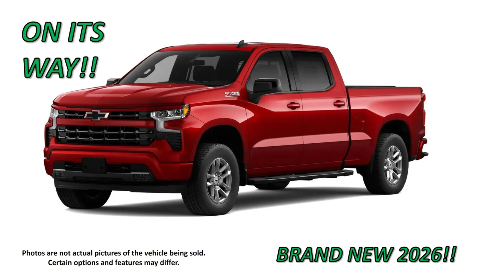 Red 2026 Chevrolet Silverado 1500 RST for sale in Clinton, MO