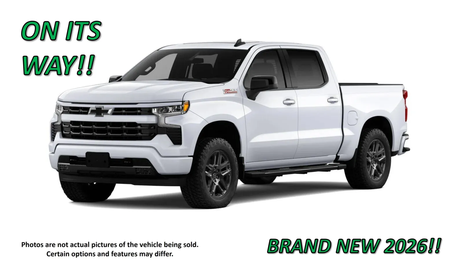 White 2026 Chevrolet Silverado 1500 RST for sale in Clinton, MO