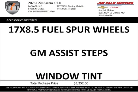 Photos of 2026 GMC Sierra 1500 Pro for sale in Clinton, MO at Jim Falk Motors