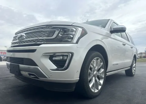 White 2019 Ford Expedition Max Platinum for sale in Clinton, MO