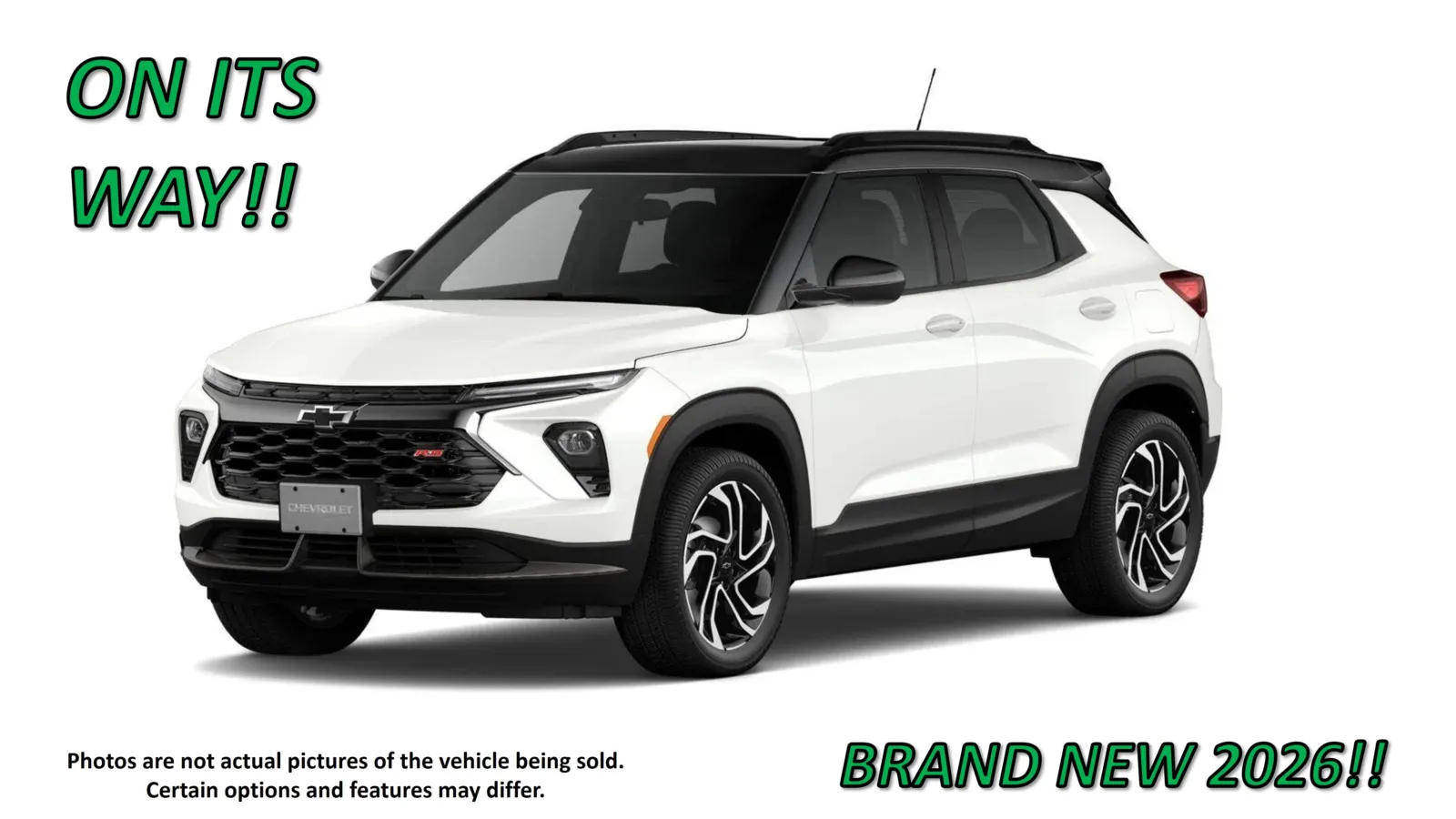 White 2026 Chevrolet Trailblazer RS for sale in Clinton, MO