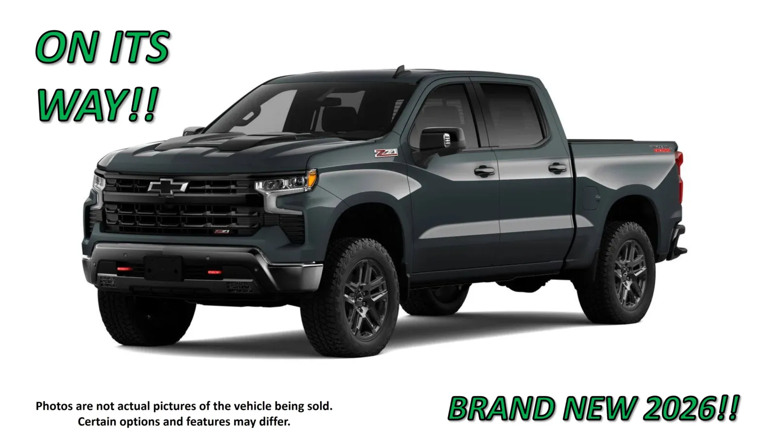 Gray 2026 Chevrolet Silverado 1500 LT Trail Boss for sale in Clinton, MO