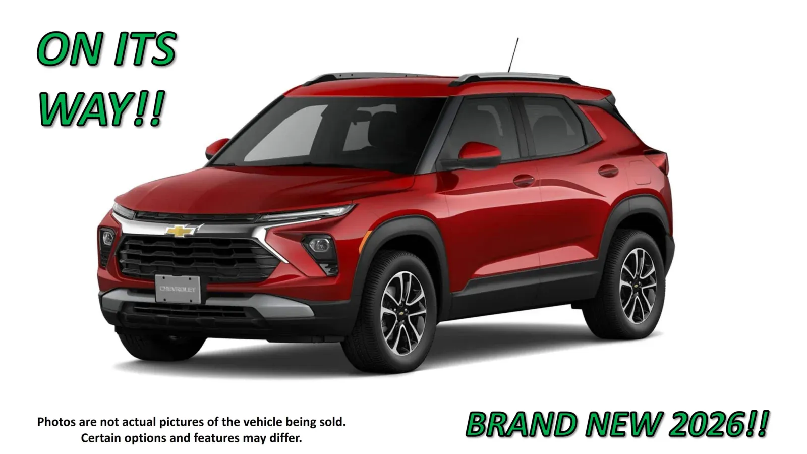 Red 2026 Chevrolet Trailblazer LT for sale in Clinton, MO