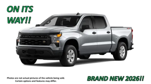 Gray 2026 Chevrolet Silverado 1500 Work Truck for sale in Clinton, MO