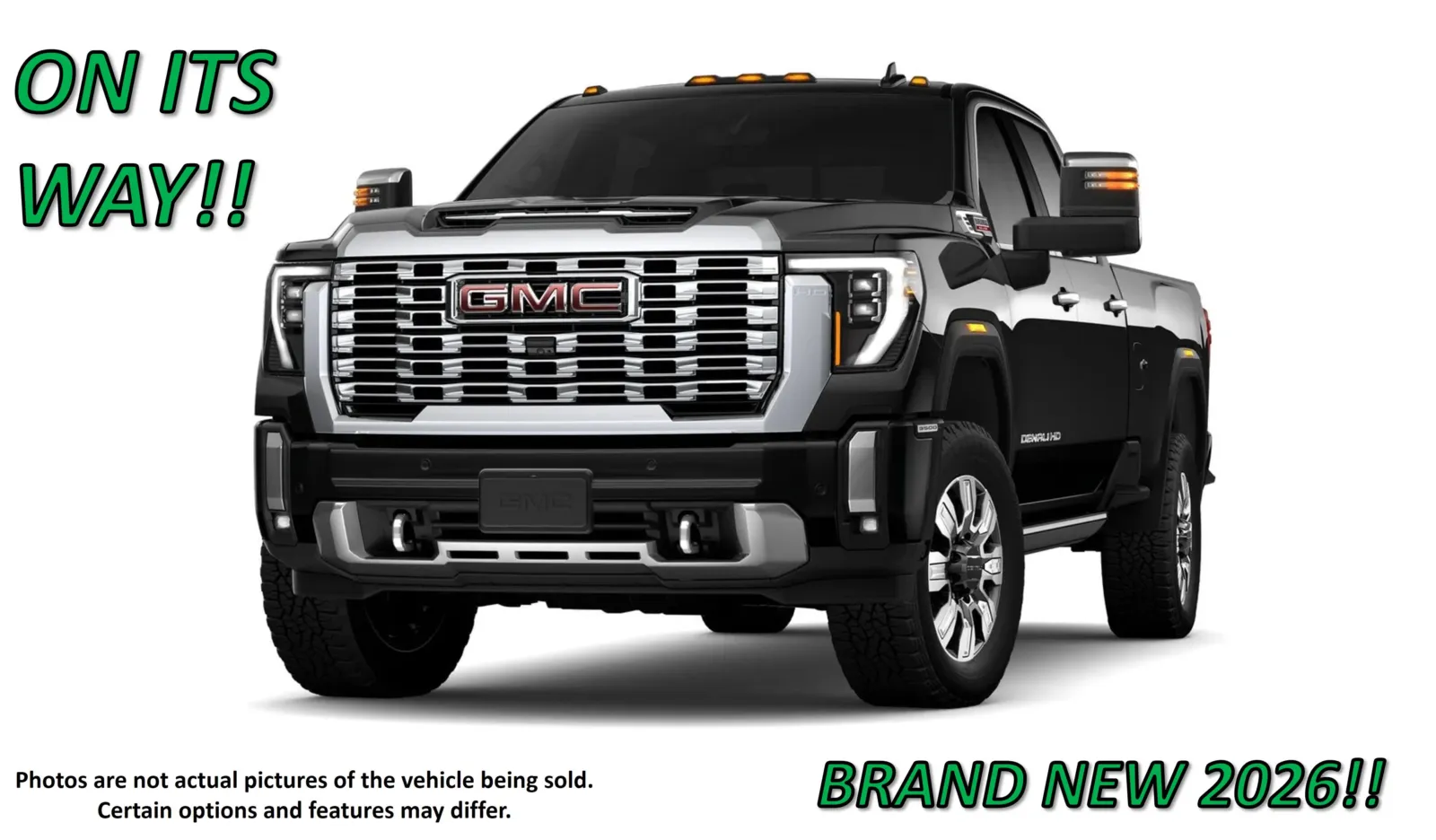 Black 2026 GMC Sierra 3500HD Denali for sale in Clinton, MO