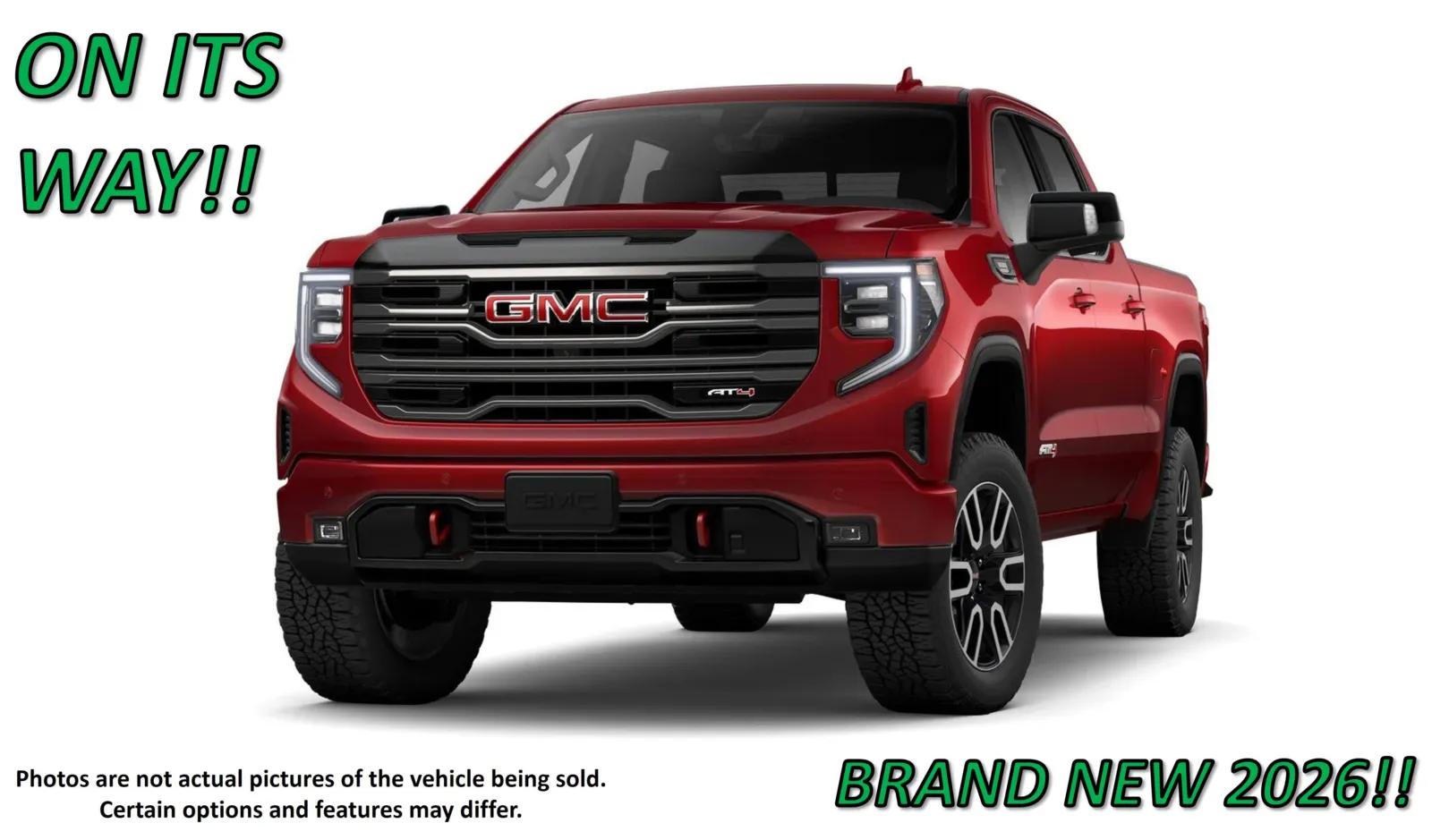 Red 2026 GMC Sierra 1500 AT4 for sale in Clinton, MO