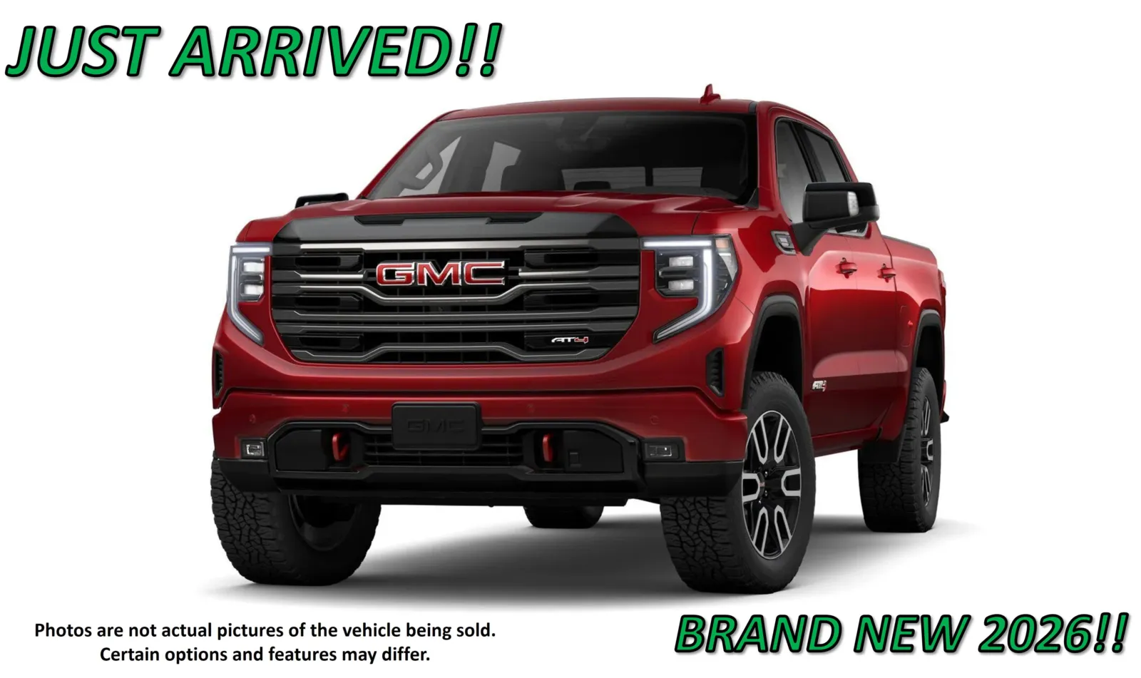 Red 2026 GMC Sierra 1500 AT4 for sale in Clinton, MO