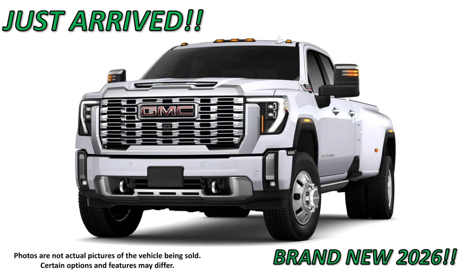 White 2026 GMC Sierra 3500HD DRW Denali for sale in Clinton, MO
