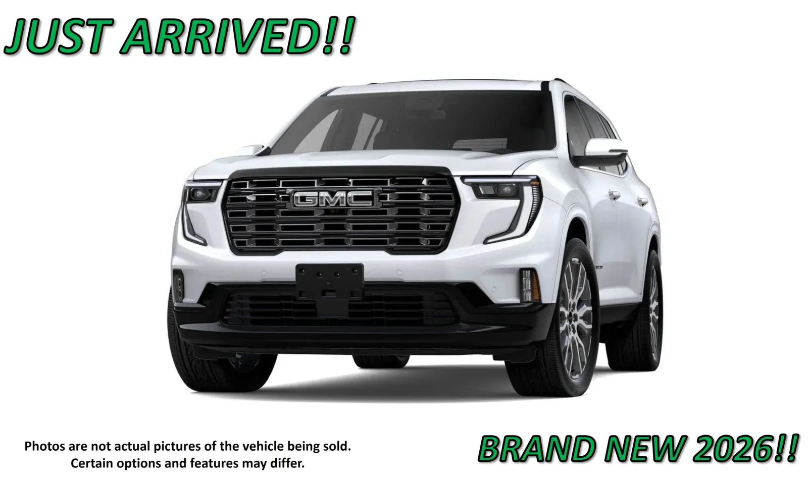 White 2026 GMC Acadia Denali Ultimate for sale in Clinton, MO