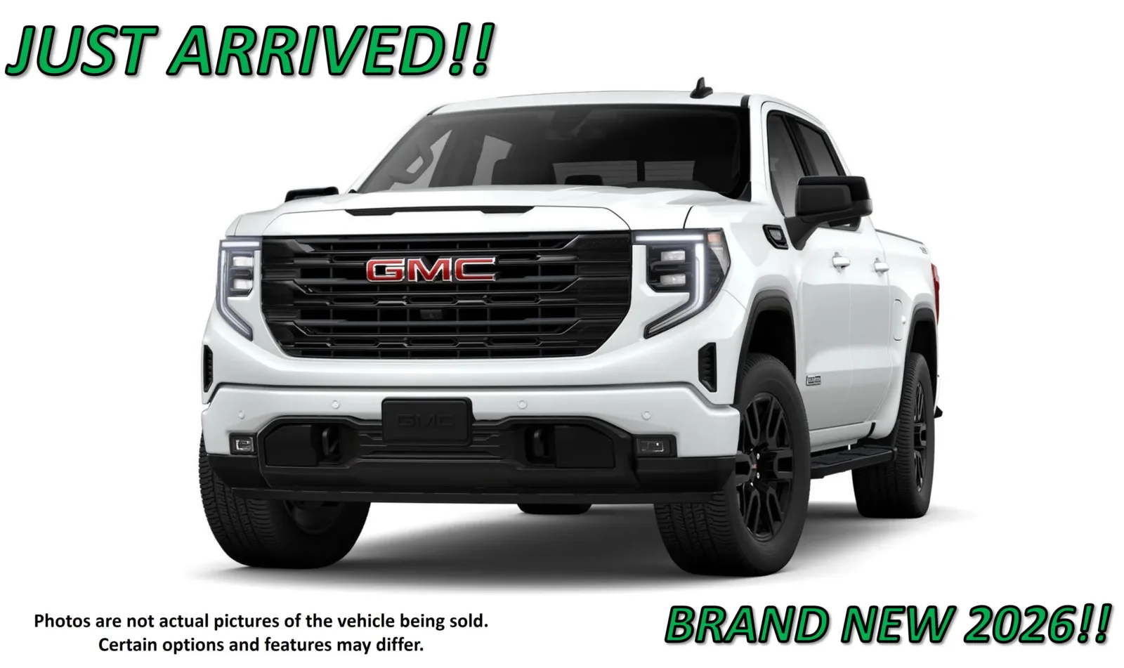White 2026 GMC Sierra 1500 Elevation for sale in Clinton, MO