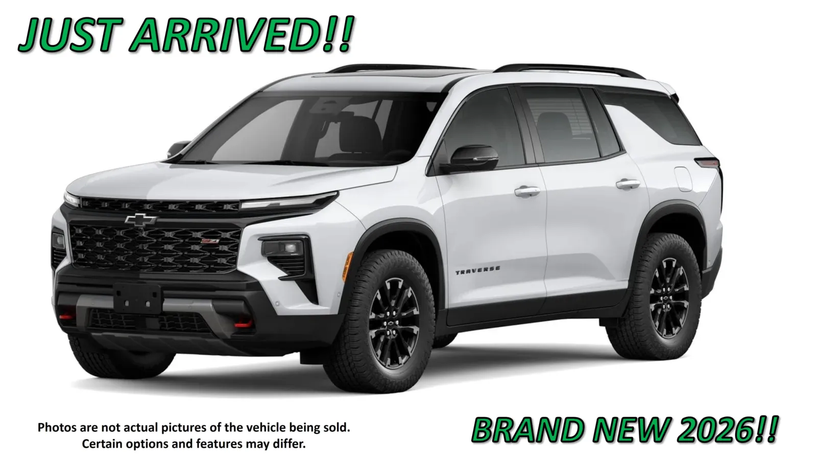 White 2026 Chevrolet Traverse Z71 for sale in Clinton, MO