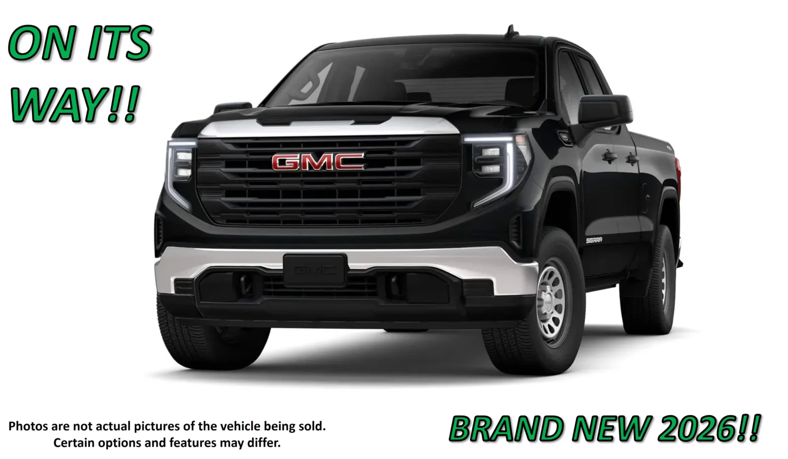 Black 2026 GMC Sierra 1500 Pro for sale in Clinton, MO