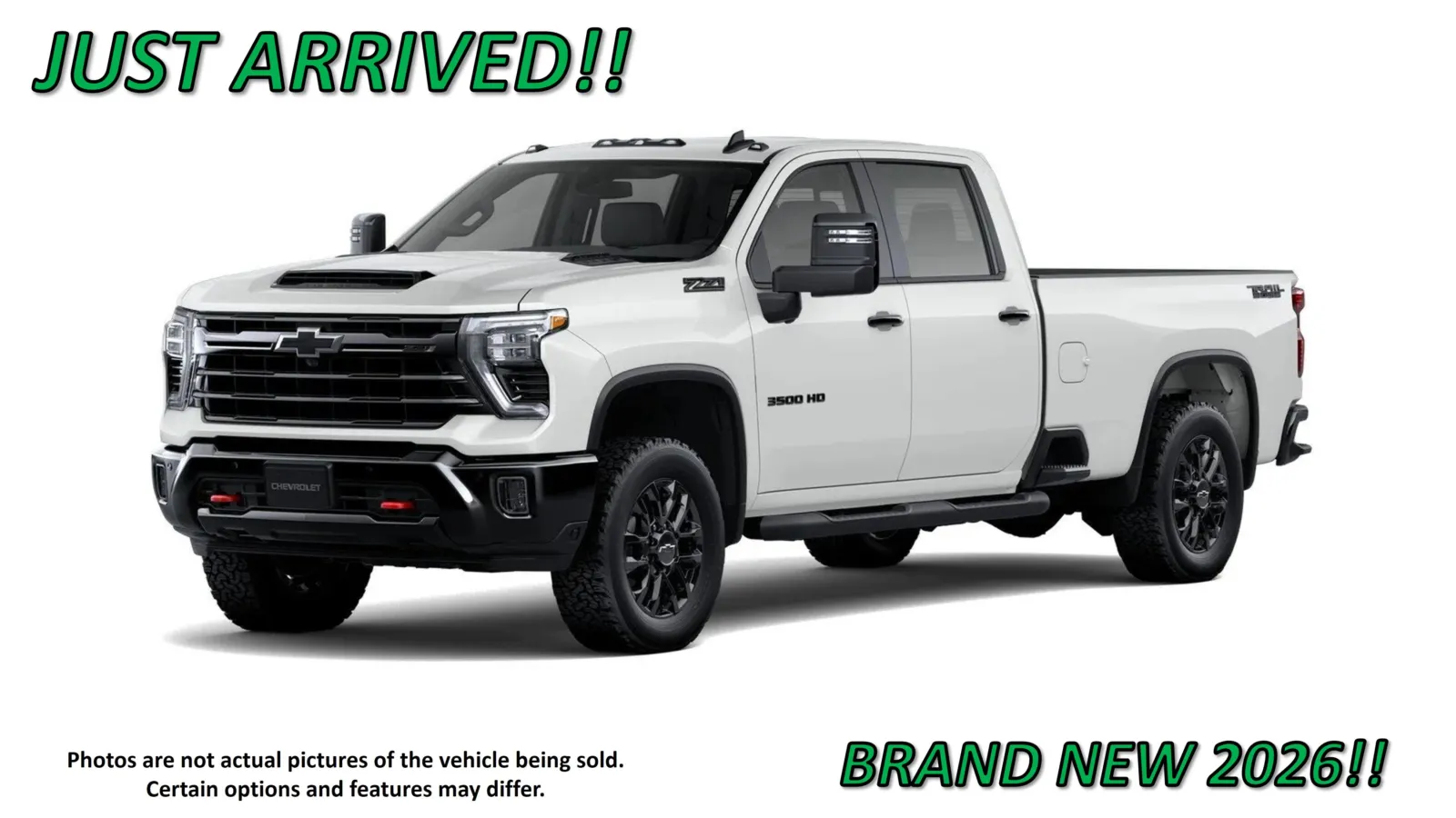 White 2026 Chevrolet Silverado 3500HD LT for sale in Clinton, MO