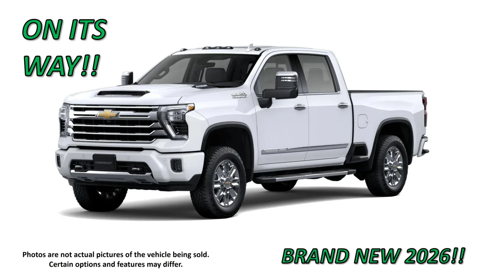 White 2026 Chevrolet Silverado 2500HD High Country for sale in Clinton, MO