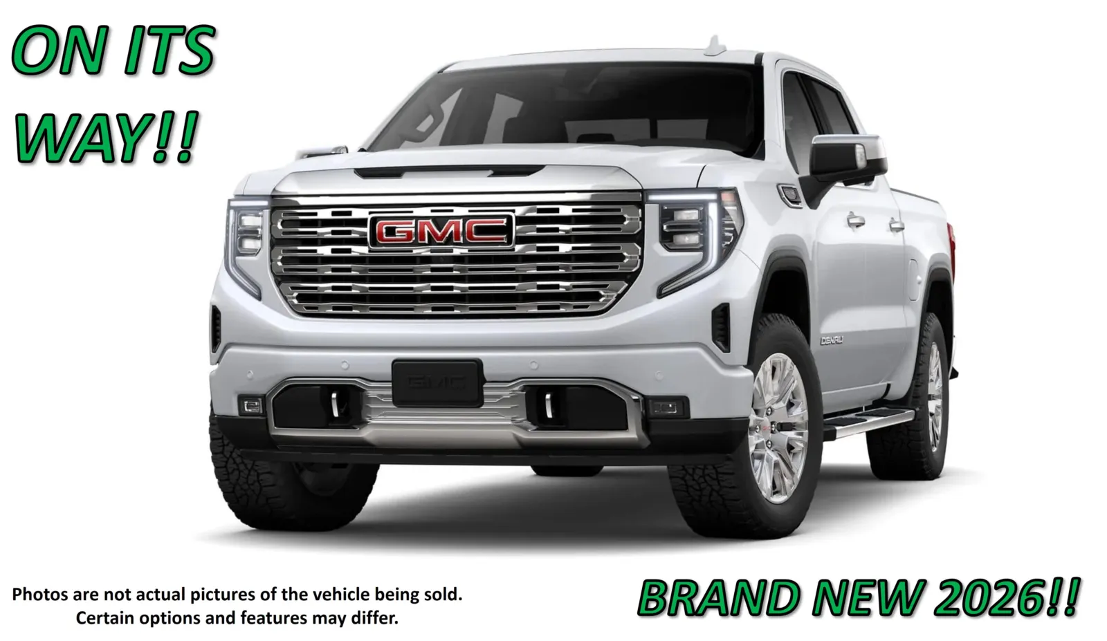 White 2026 GMC Sierra 1500 Denali for sale in Clinton, MO