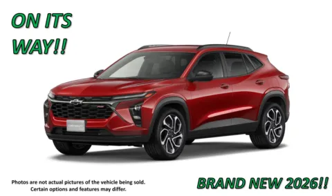 Red 2026 Chevrolet Trax 2RS for sale in Clinton, MO