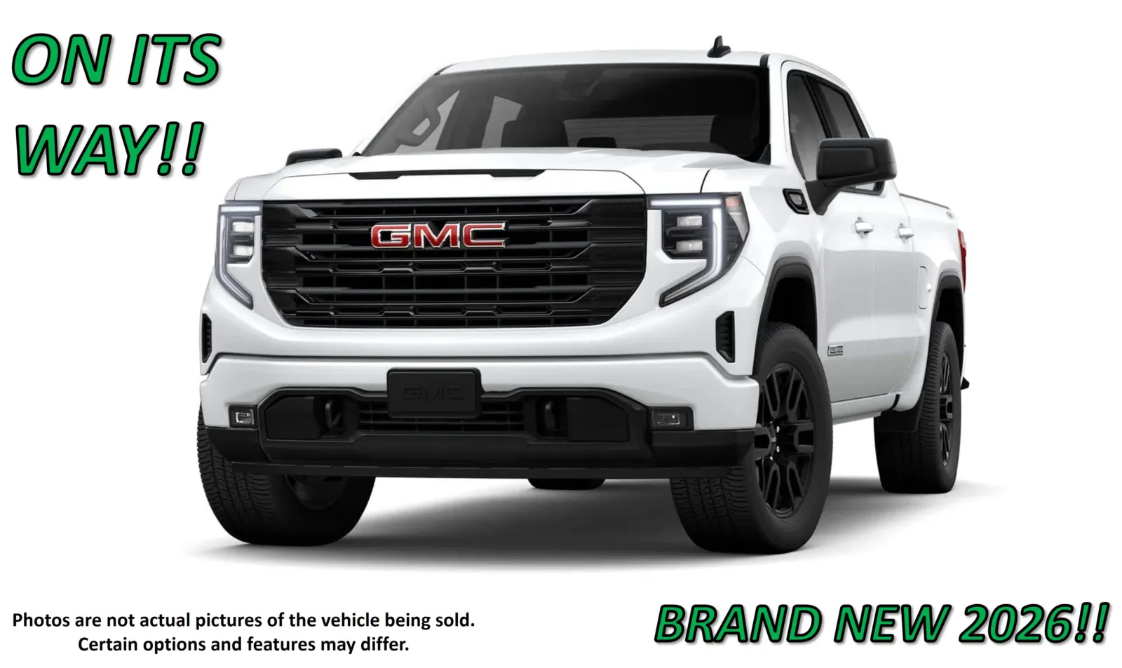 White 2026 GMC Sierra 1500 Elevation for sale in Clinton, MO