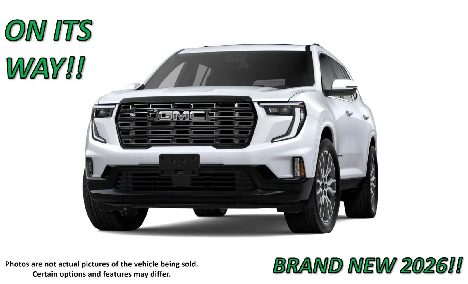 White 2026 GMC Acadia Denali Ultimate for sale in Clinton, MO