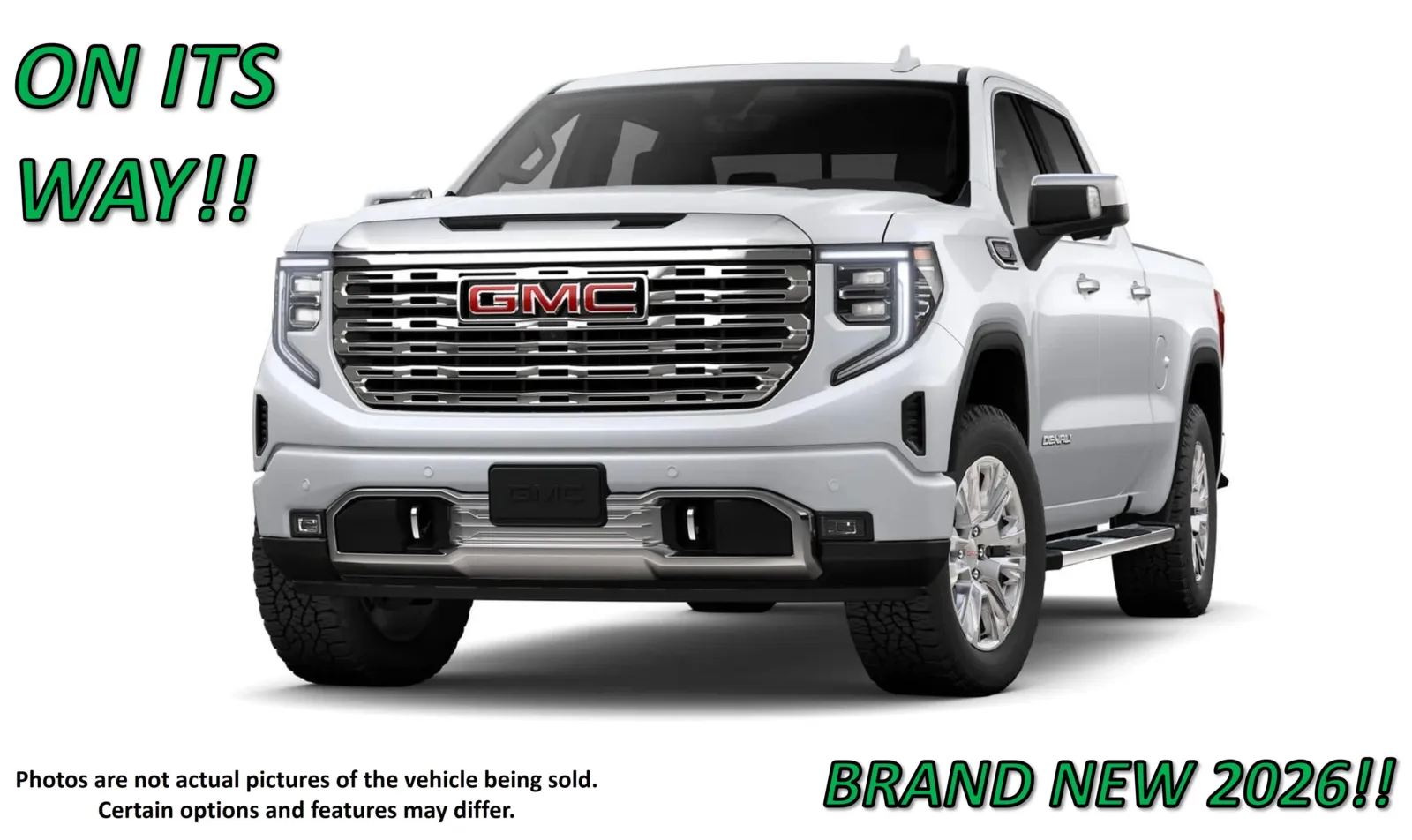 White 2026 GMC Sierra 1500 Denali for sale in Clinton, MO