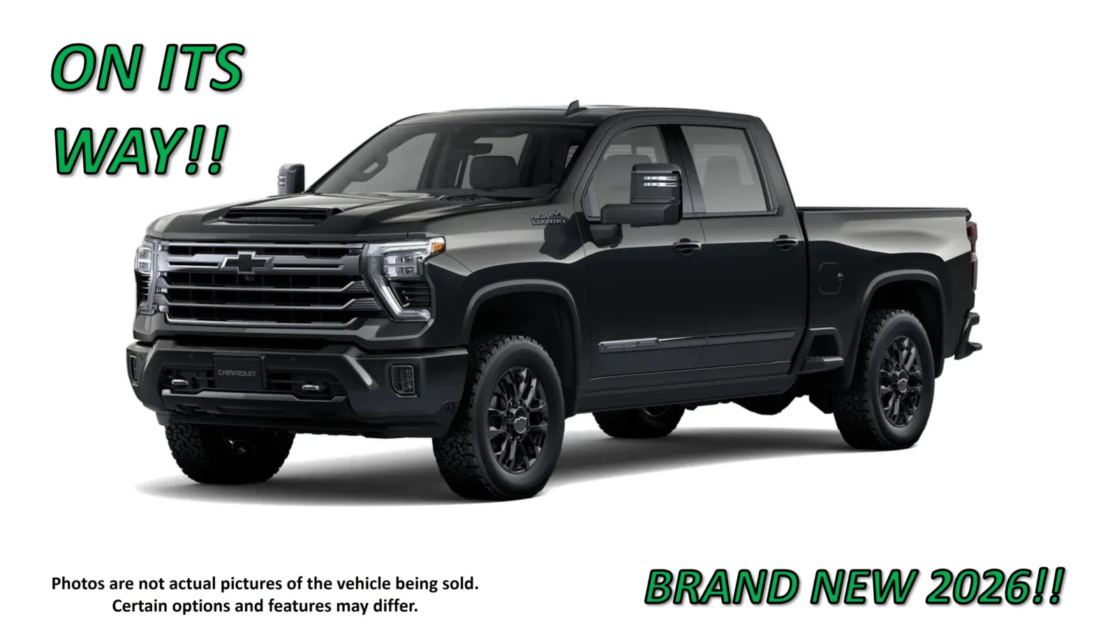 Black 2026 Chevrolet Silverado 2500HD High Country for sale in Clinton, MO