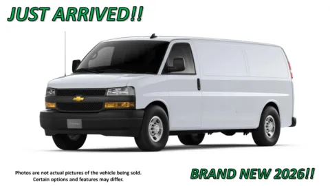 White 2026 Chevrolet Express Cargo Van Work Van for sale in Clinton, MO