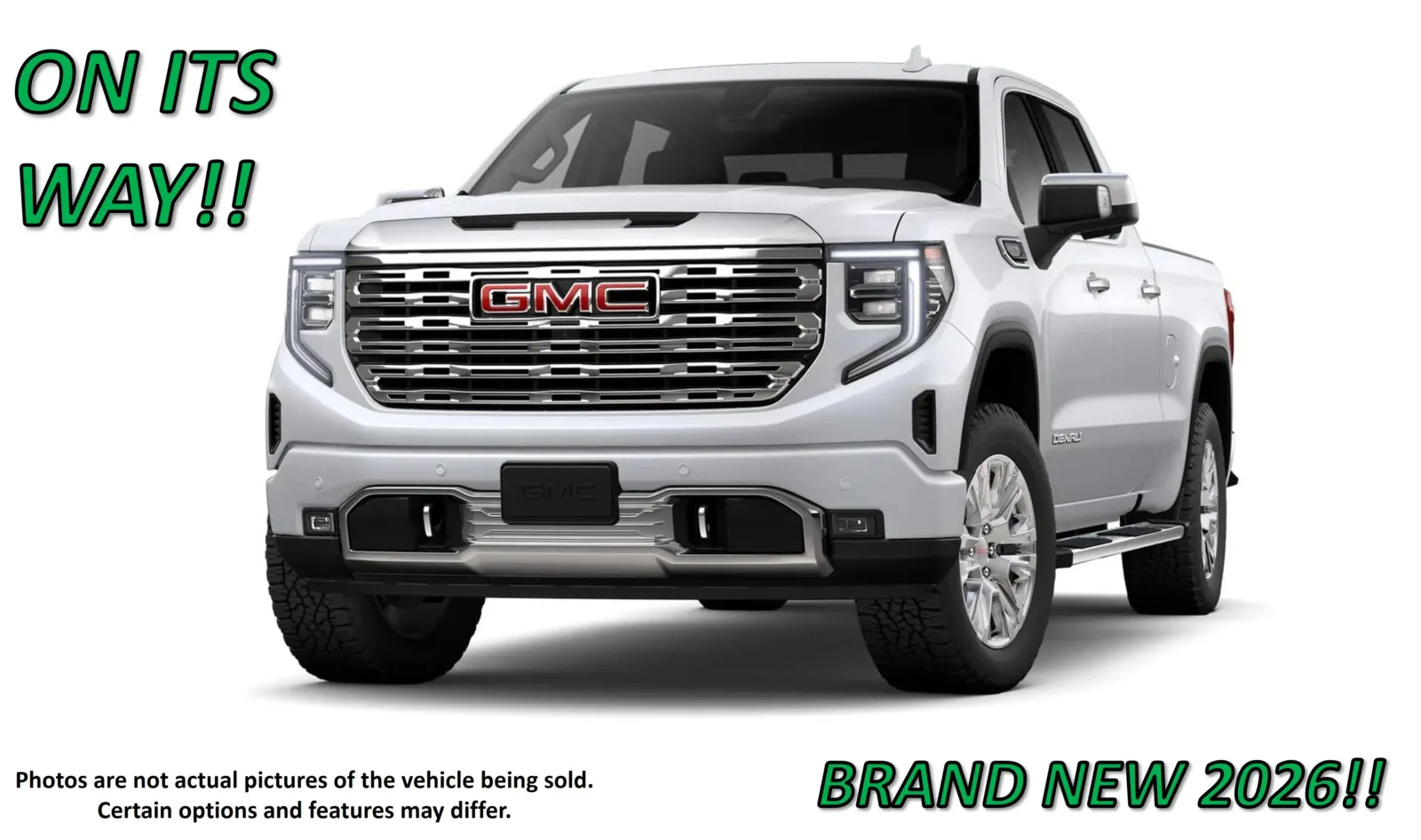 White 2026 GMC Sierra 1500 Denali for sale in Clinton, MO
