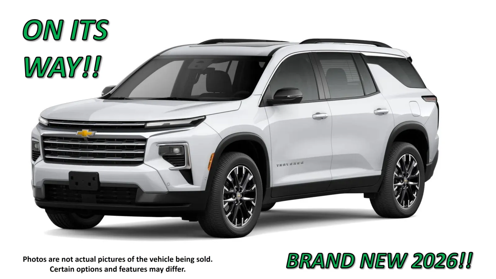 White 2026 Chevrolet Traverse LT for sale in Clinton, MO