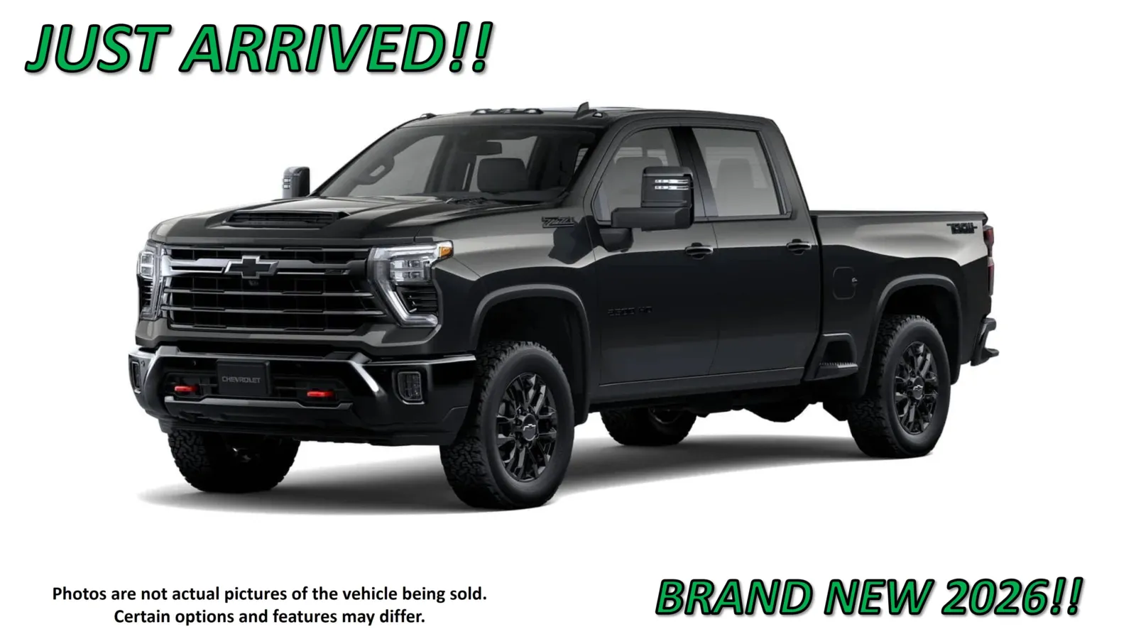 Black 2026 Chevrolet Silverado 2500HD LTZ for sale in Clinton, MO