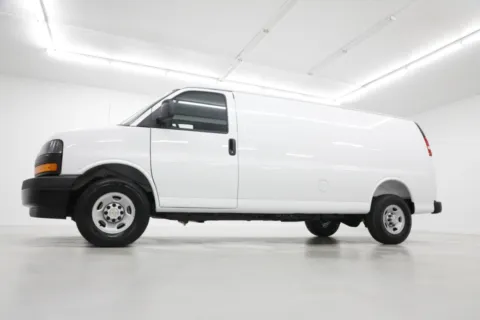 Photos of 2026 Chevrolet Express 2500 EXT Cargo Work Van for sale in Clinton, MO at Jim Falk Motors