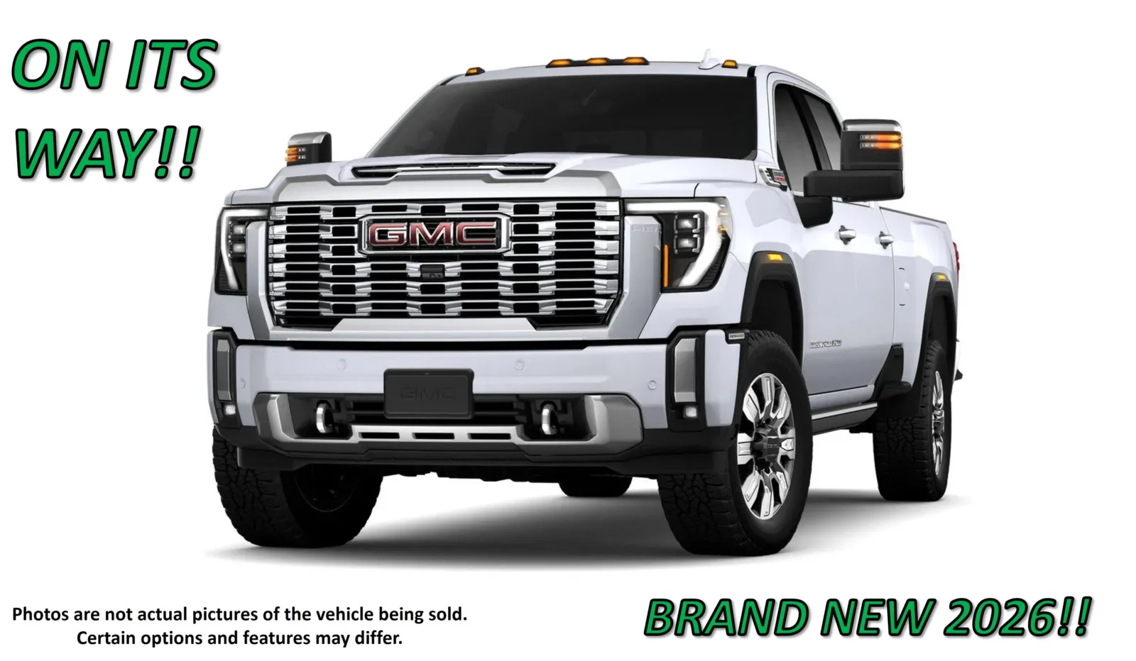 White 2026 GMC Sierra 3500HD Denali for sale in Clinton, MO