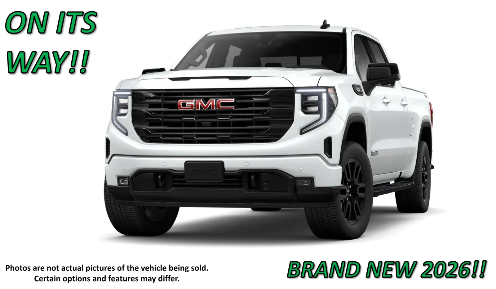 White 2026 GMC Sierra 1500 Elevation for sale in Clinton, MO