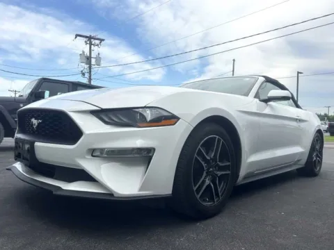 White 2020 Ford Mustang EcoBoost Premium for sale in Clinton, MO