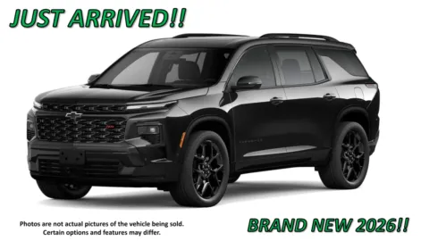 Black 2026 Chevrolet Traverse RS for sale in Clinton, MO