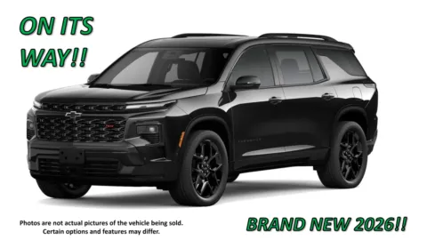 Black 2026 Chevrolet Traverse RS for sale in Clinton, MO