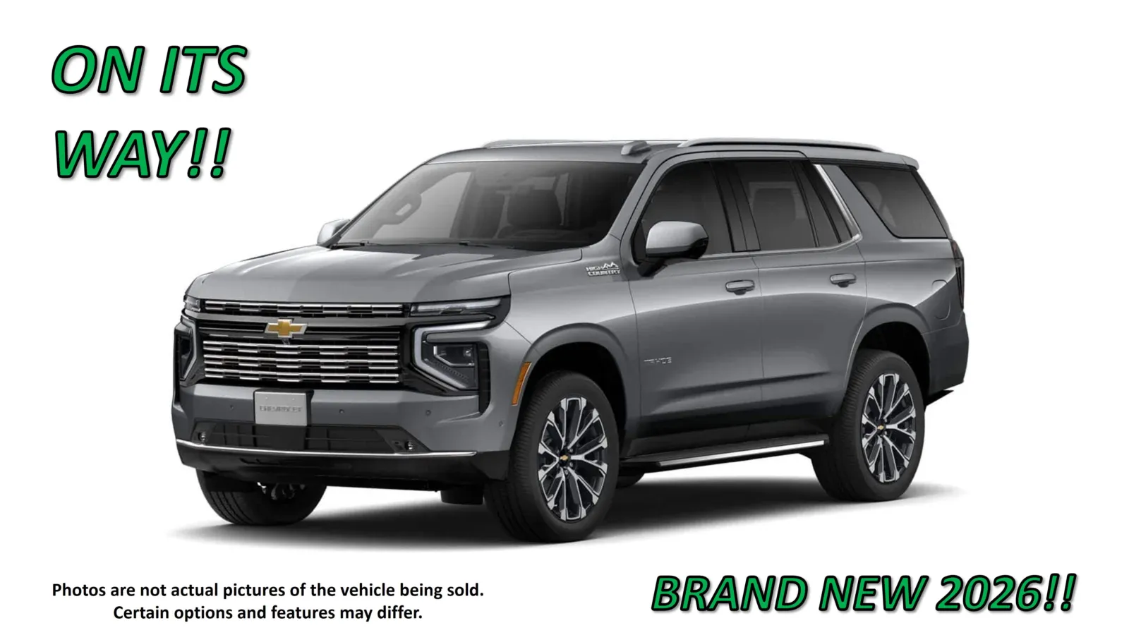 Gray 2026 Chevrolet Tahoe High Country for sale in Clinton, MO