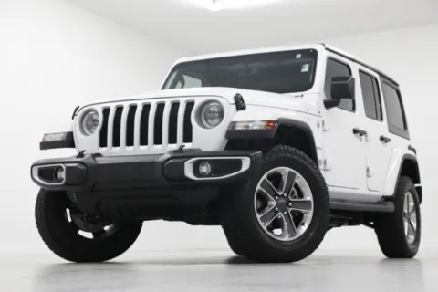 White 2023 Jeep Wrangler Sahara for sale in Clinton, MO