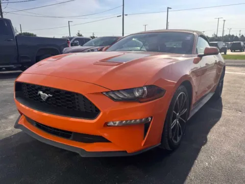 Orange 2020 Ford Mustang EcoBoost Premium for sale in Clinton, MO