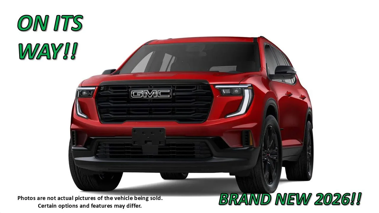 Red 2026 GMC Acadia Elevation for sale in Clinton, MO