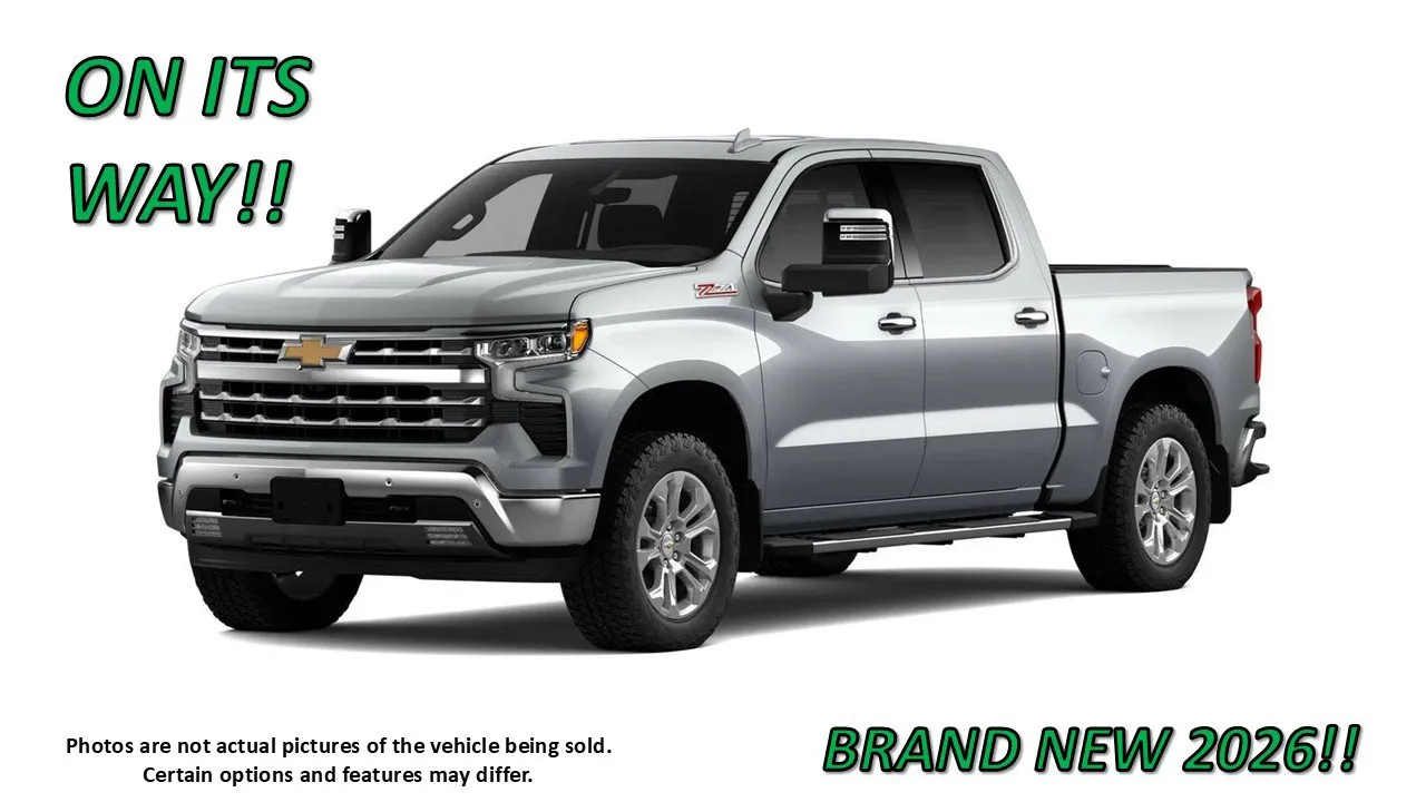Gray 2026 Chevrolet Silverado 1500 LTZ for sale in Clinton, MO