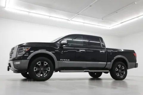 Photos of 2022 Nissan Titan Platinum Reserve for sale in Clinton, MO at Jim Falk Motors