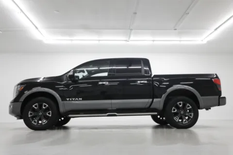 Another view of 2022 Nissan Titan Platinum Reserve for sale in Clinton, MO at Jim Falk Motors