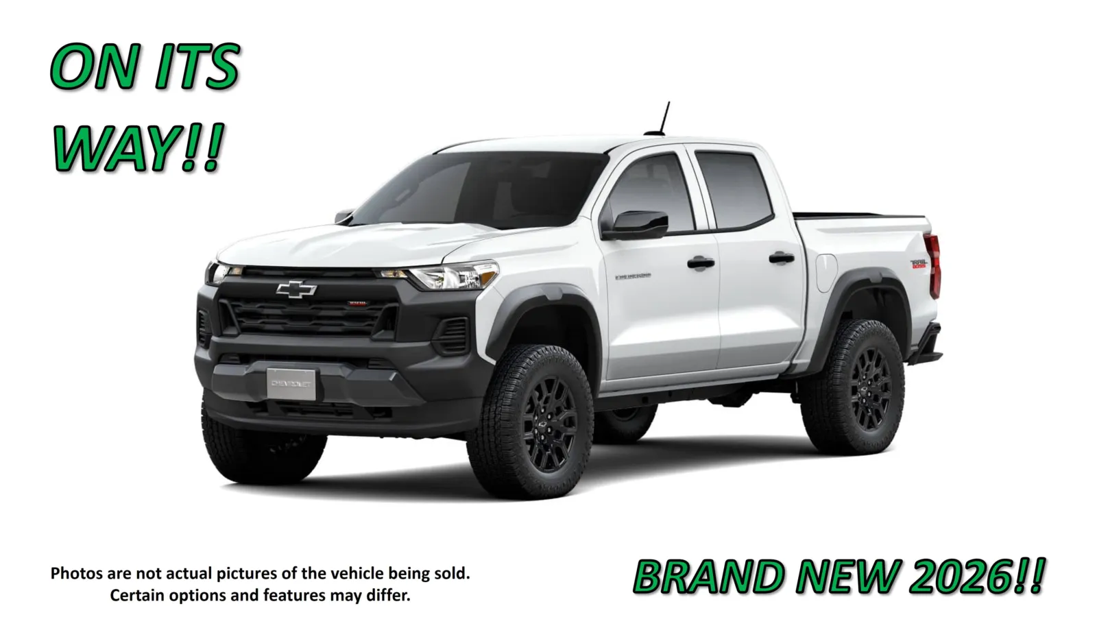 White 2026 Chevrolet Colorado Trail Boss for sale in Clinton, MO