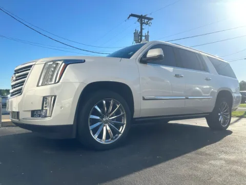 White 2018 Cadillac Escalade ESV Platinum for sale in Clinton, MO