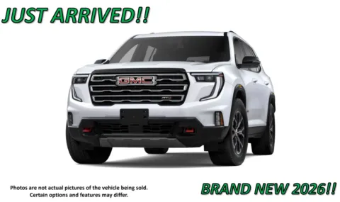 White 2026 GMC Acadia AT4 for sale in Clinton, MO