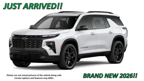 White 2026 Chevrolet Traverse RS for sale in Clinton, MO