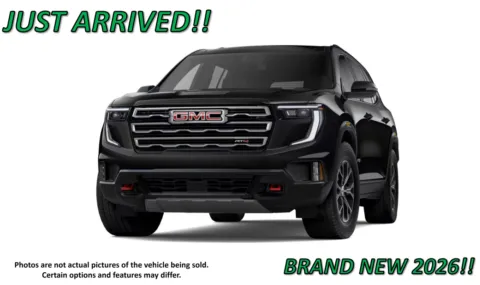 Black 2026 GMC Acadia AT4 for sale in Clinton, MO