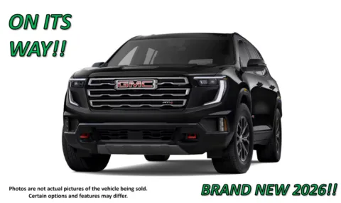 Black 2026 GMC Acadia AT4 for sale in Clinton, MO