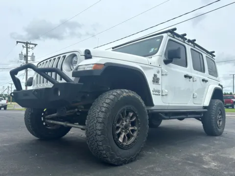 White 2020 Jeep Wrangler Unlimited Sahara for sale in Clinton, MO