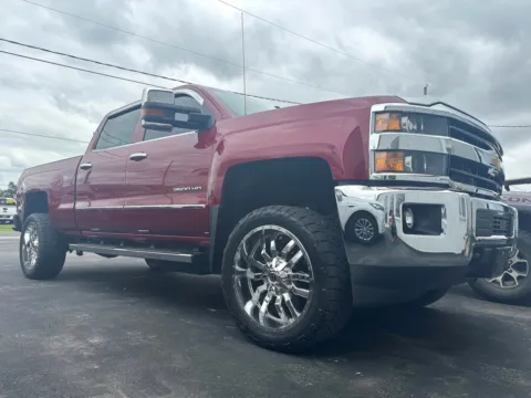 Red 2018 Chevrolet Silverado 2500HD LTZ for sale in Clinton, MO