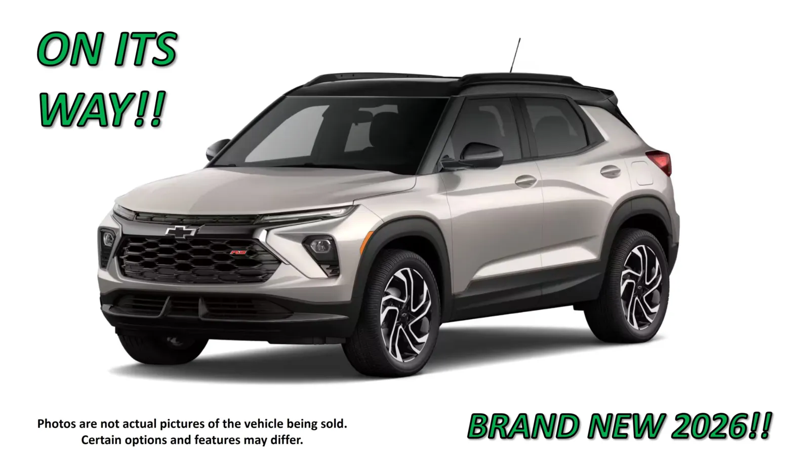 White 2026 Chevrolet Trailblazer RS for sale in Clinton, MO